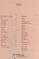 Van Norman-Van Norman No. 26 & 36, Ram Type Milling Machines, Operations & Parts Manual-No. 26-No. 36-03